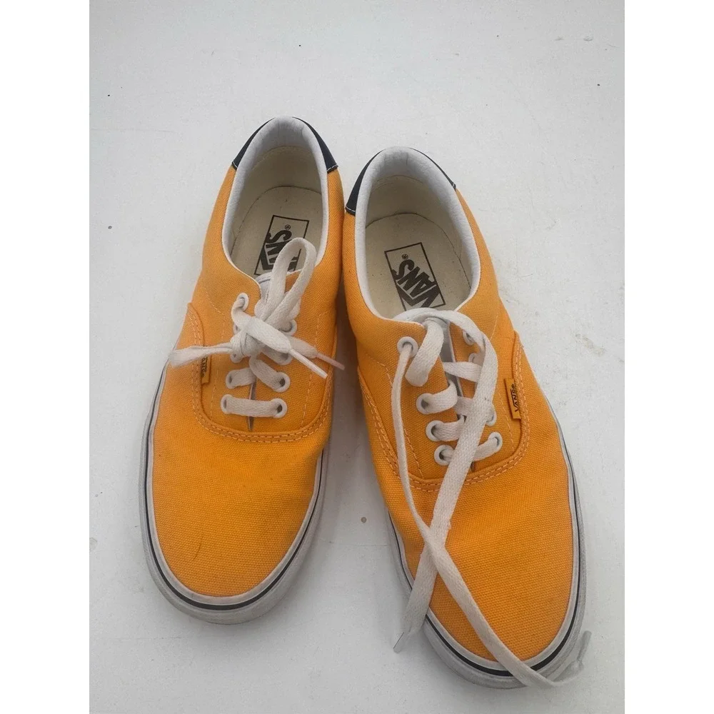 Size 7.5 Mens Size 9 Women‎ - VANS Authentic Orange Sneaker  Skater Rock Grunge